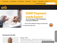 Tablet Screenshot of myumbbank.com